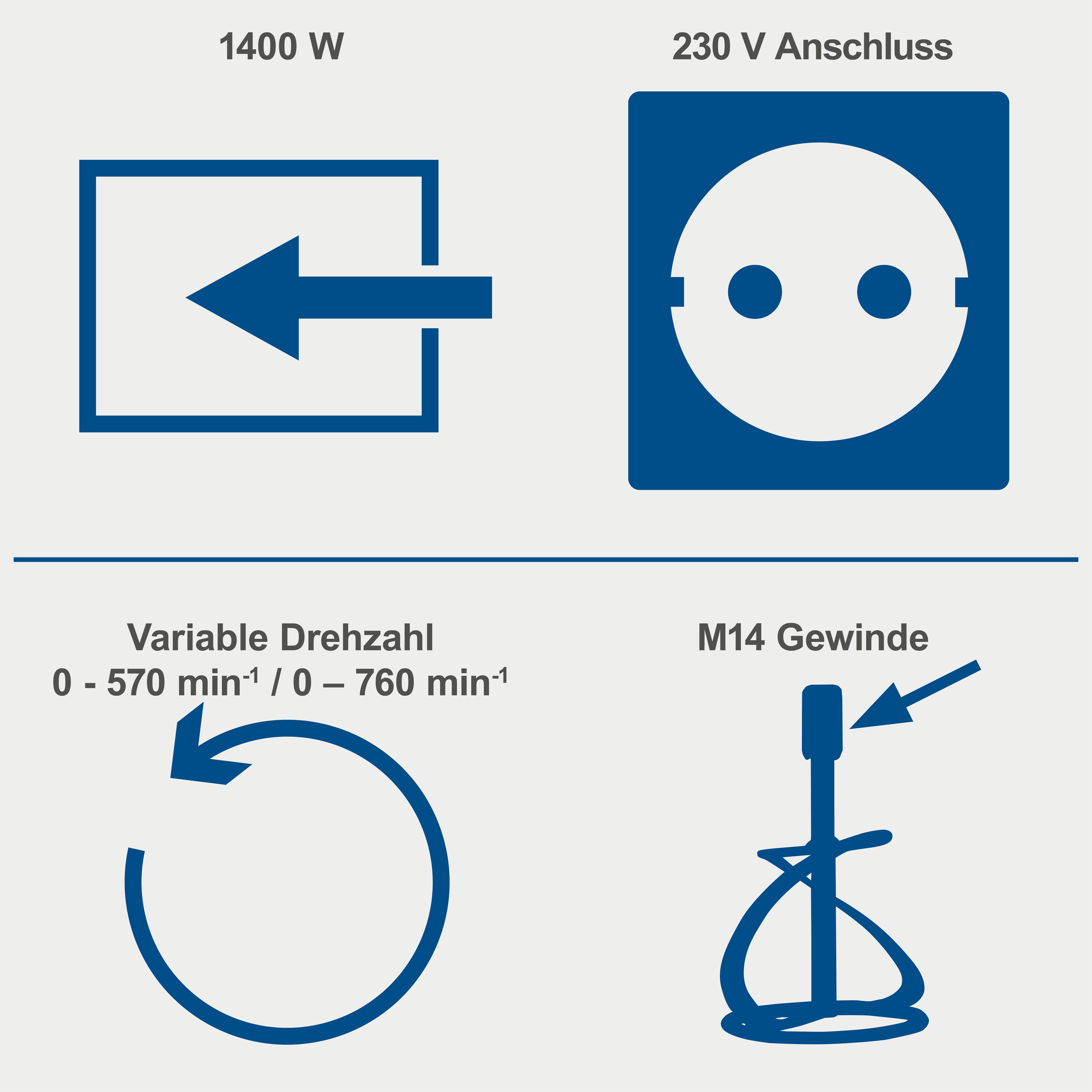 ScheppachFarb- und Mörtelrührwerk PM1400