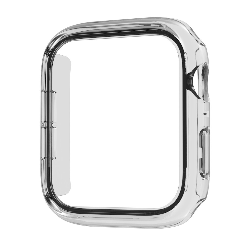Apple Watch (41 mm) Hardcase Bumper   Display Schutzglas (IP68) - Transparent