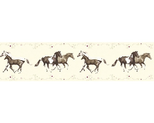 Border 35838-2 Little Stars beige paarden