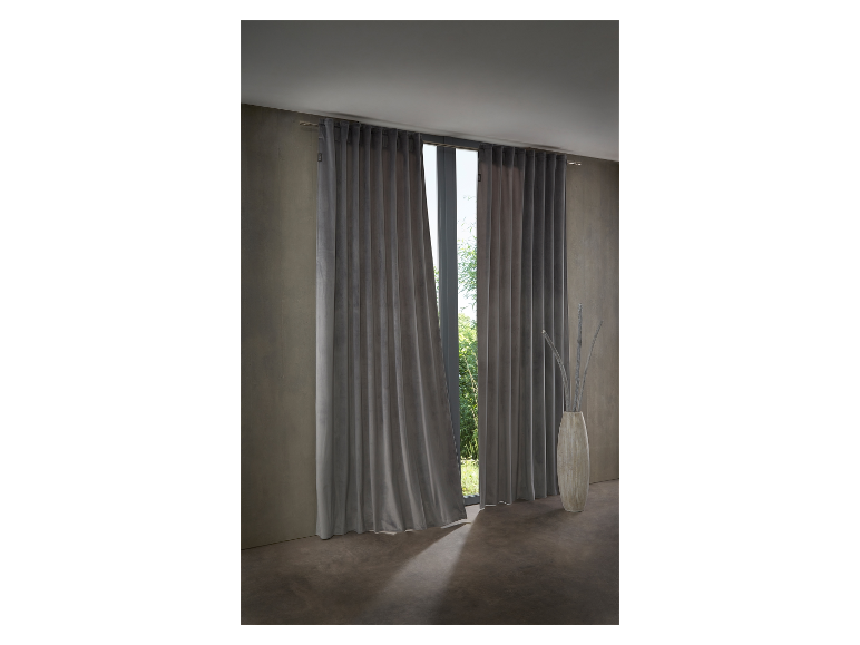 Velours gordijnen 135 x 245 cm