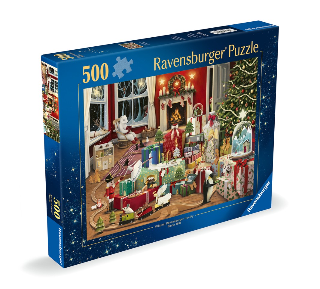 Ravensburger - Puslespil Enchanted Christmas 500 brikker