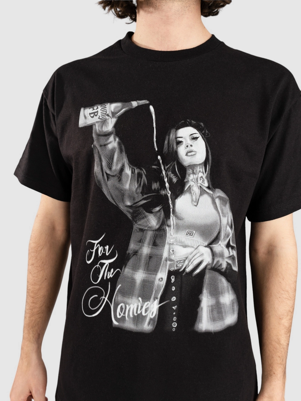 FB County For The Homies T-Shirt black