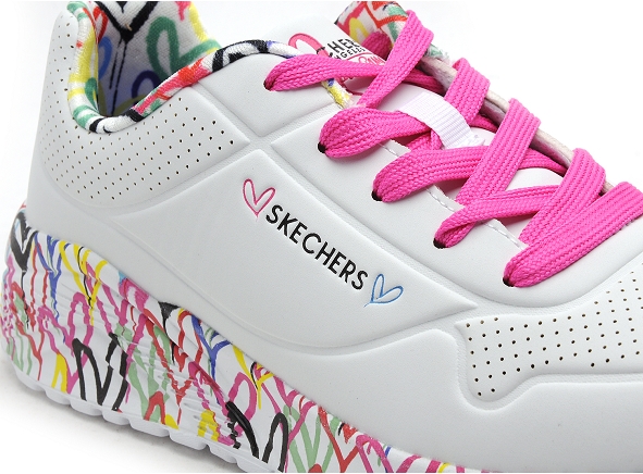 Skechers basses enfant 314976 blanc