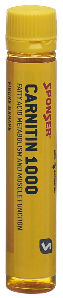 SPONSER Carnitin 1000<br>25 ml, Ampulle, Peach