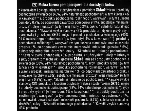 SHEBA Natures blanding av smaker i sausposer til katter 40x85g