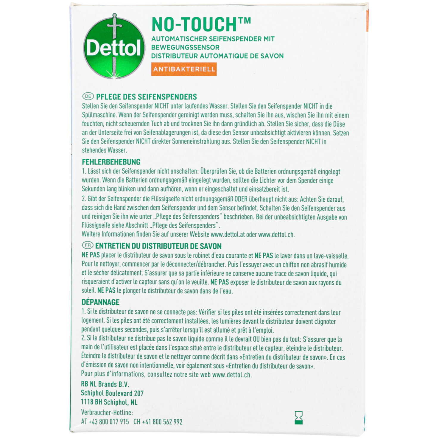 Dettol KIDS No-Touch Automatischer Seifenspender für Kinder inklusive Nachfüller Spass-Macher