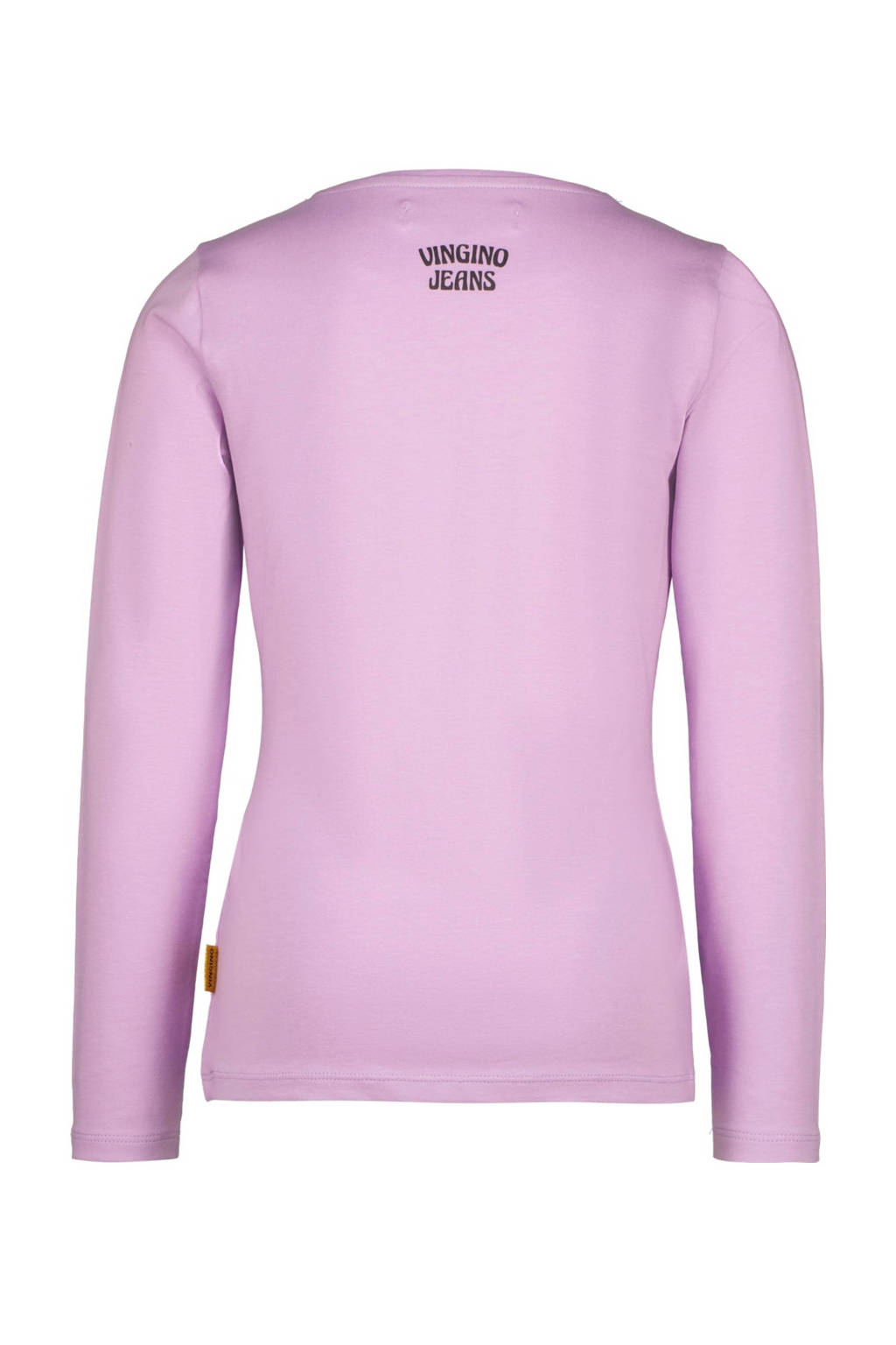 Vingino longsleeve Julie met printopdruk lila
