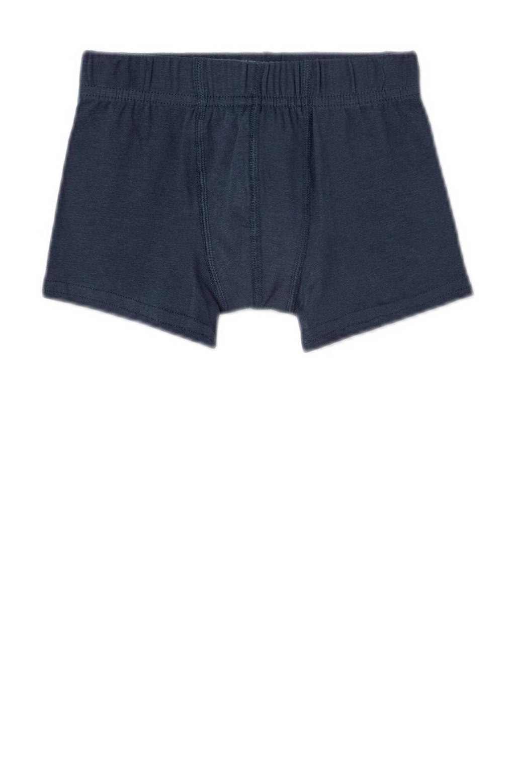 boxershort NKMTIGHTS - set van 3 donkerblauw/wit