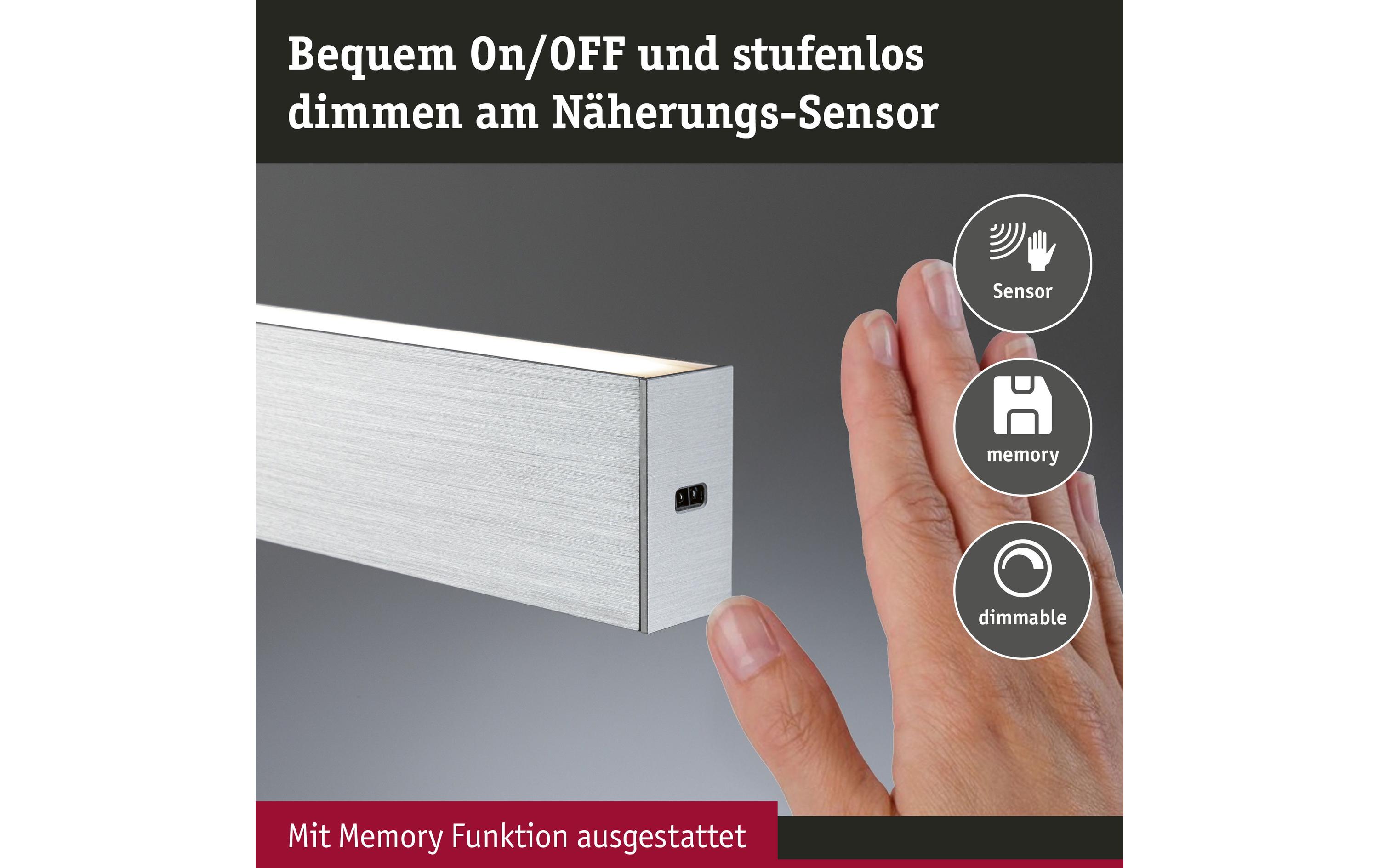 Pendelleuchte LED Touchless Sensor Aptare Weiss<br>Dimmbare Pendelleuchte