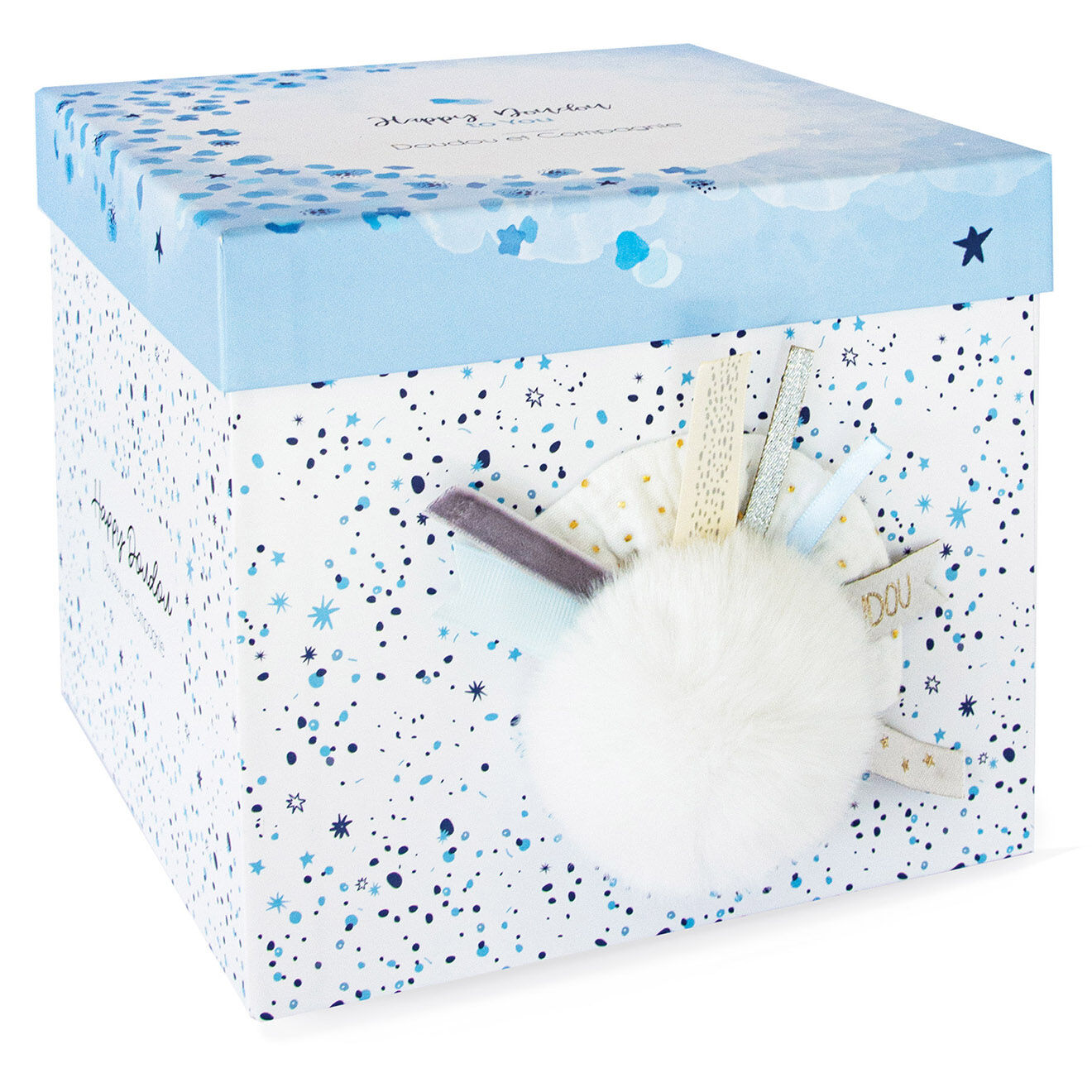 Doudou et Compagnie Pantin Lapin blanc