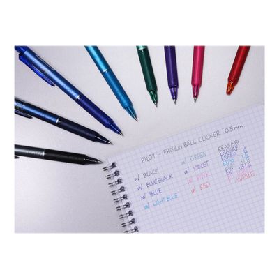 Pilot Frixion Ball Clicker - Roller effaçable - 0,5 mm - bleu