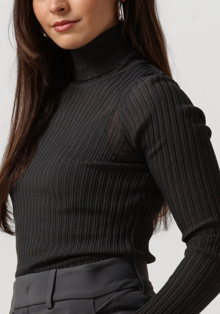 VANILIA grijze vanilia coltrui fitted rib coltrui