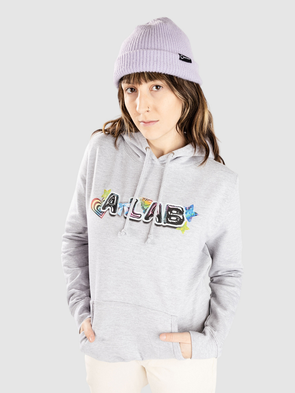 A.LAB Problematic Cutie Hoodie heather grey