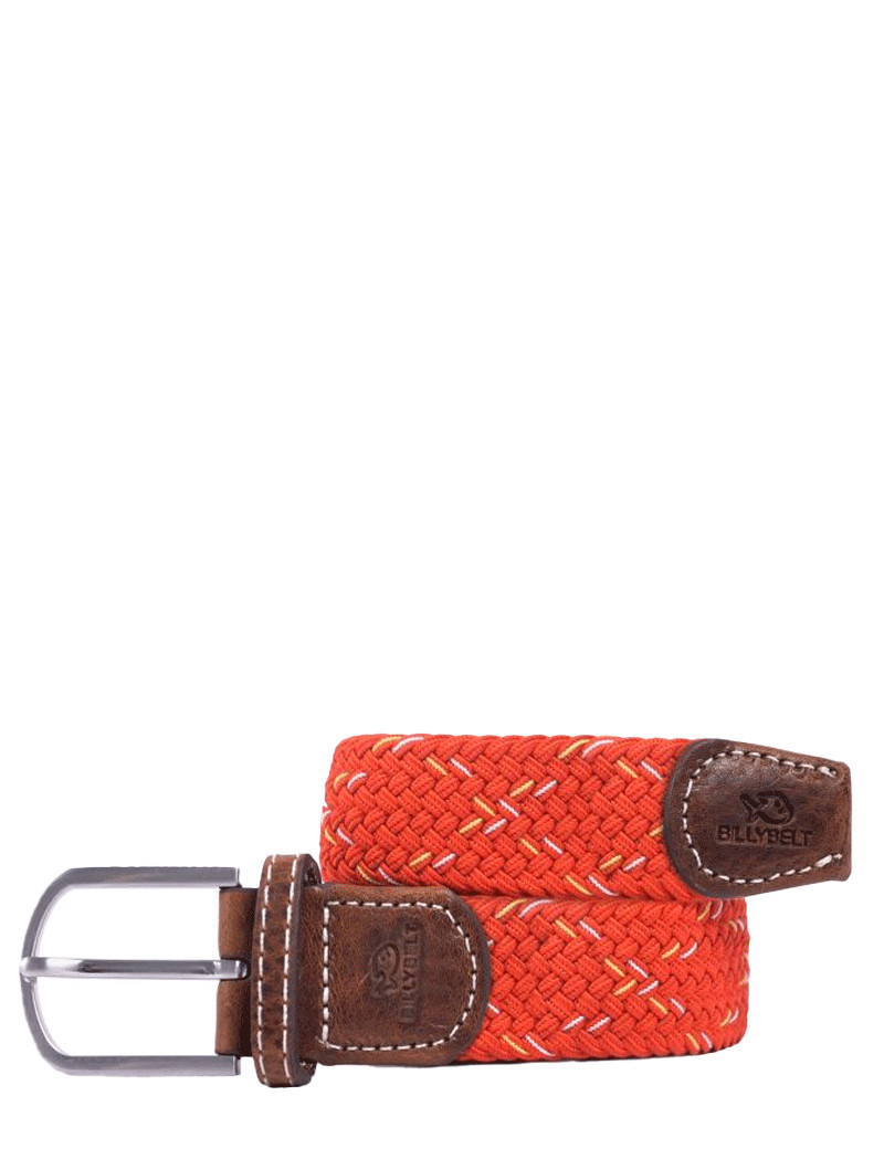 BILLYBELT CEINTURE TRESSÉE TAMPICO ORANGE