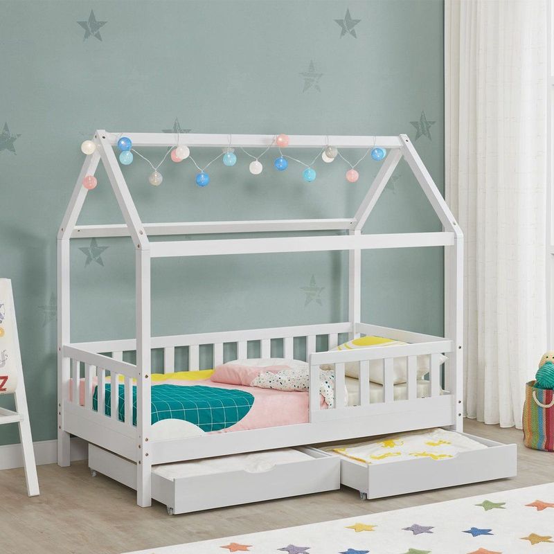 Kinderbed Marli Wit Incl. bedlades