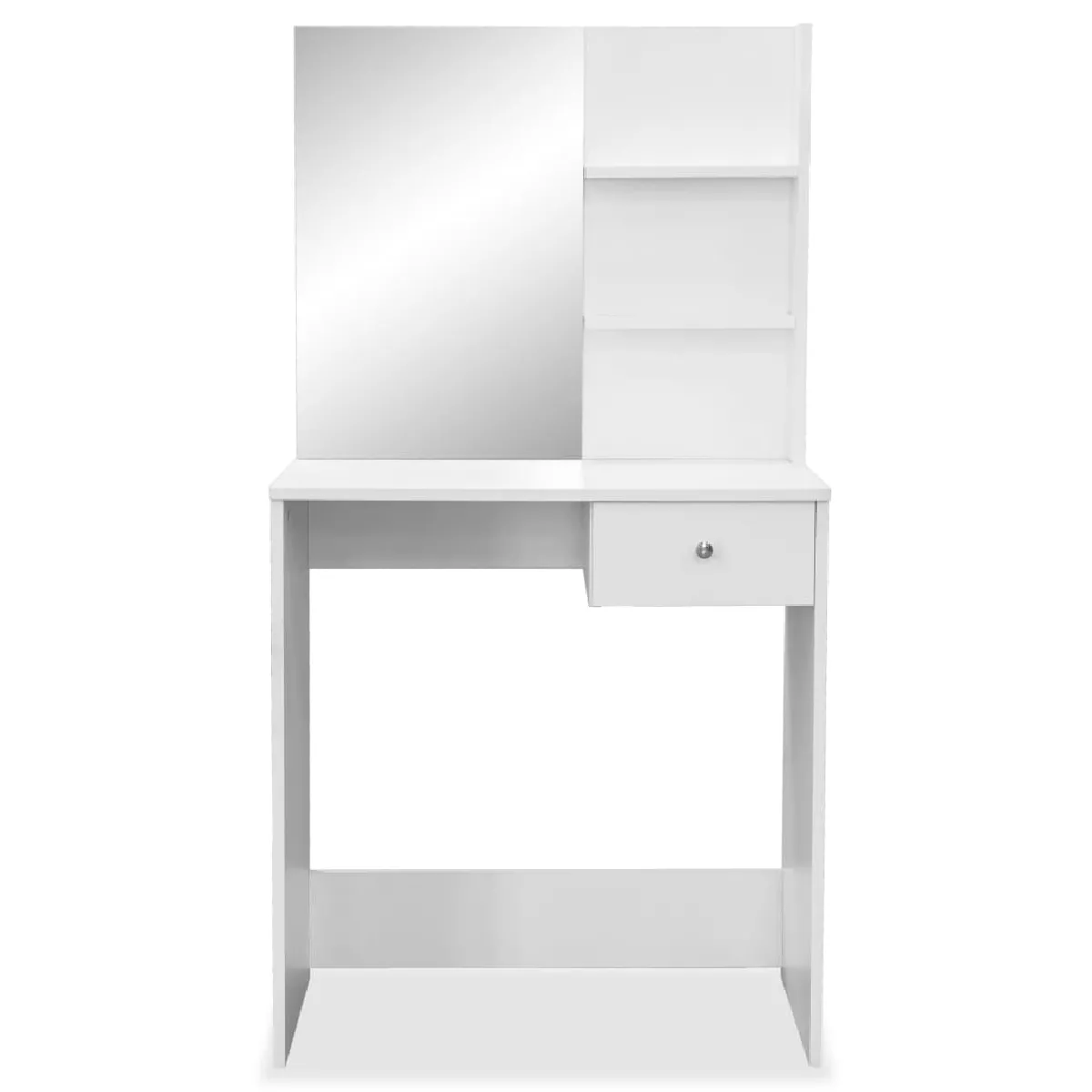 Helloshop26 Coiffeuse design bois d’ingénierie - Blanc