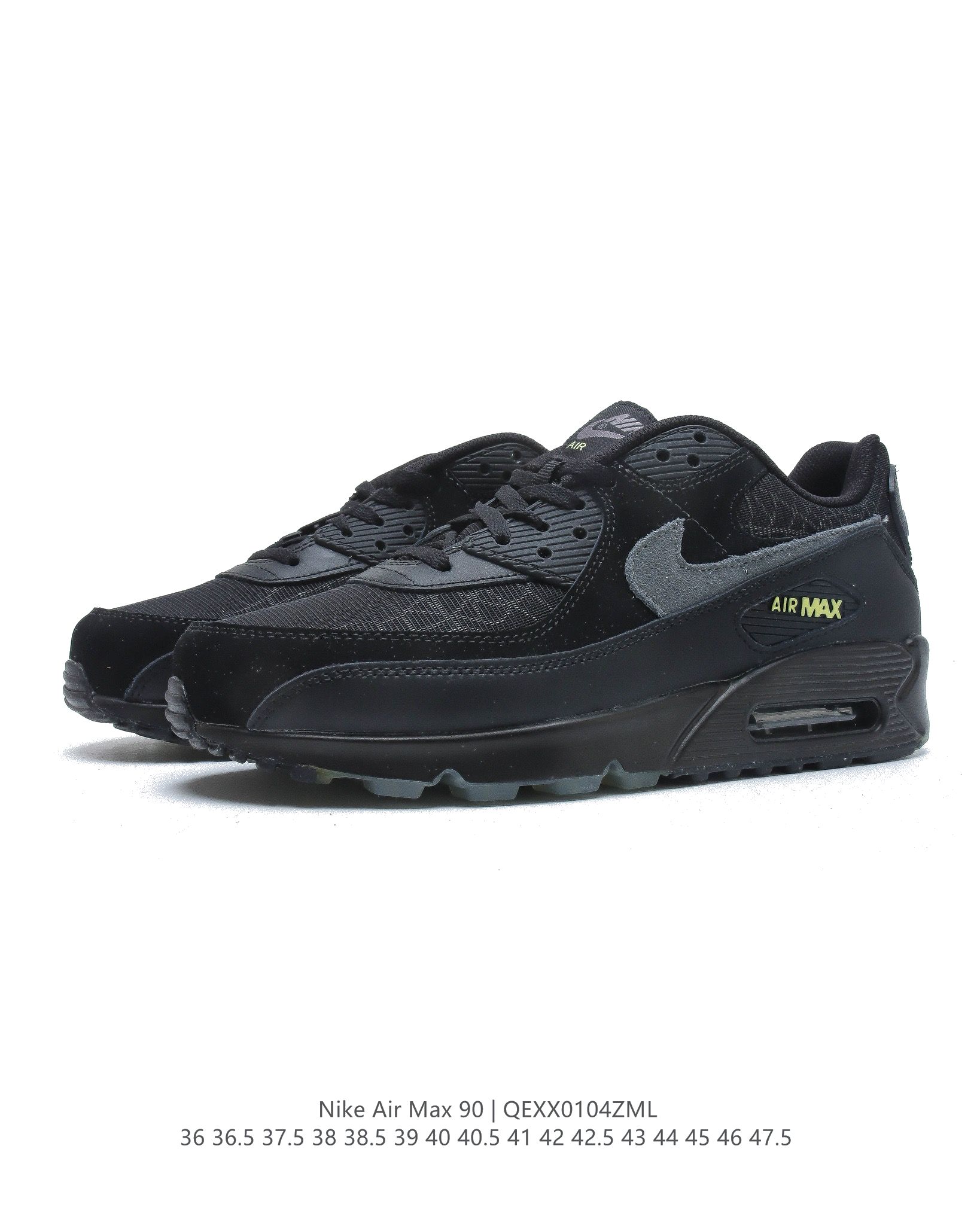 Nike Air Max 90 Classic Black Dames & Heren Schoenen
