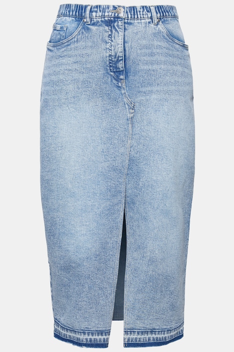Jeansrock, A-Line, 5-Pocket, Schlitz vorne