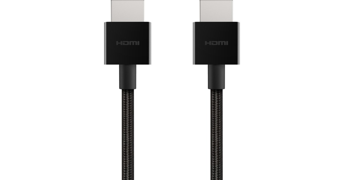 BelkinUltra HD High-Speed HDMI-kabel, 2 meter  (Zwart, 4K HDR, AV10176bt2M-BLK)