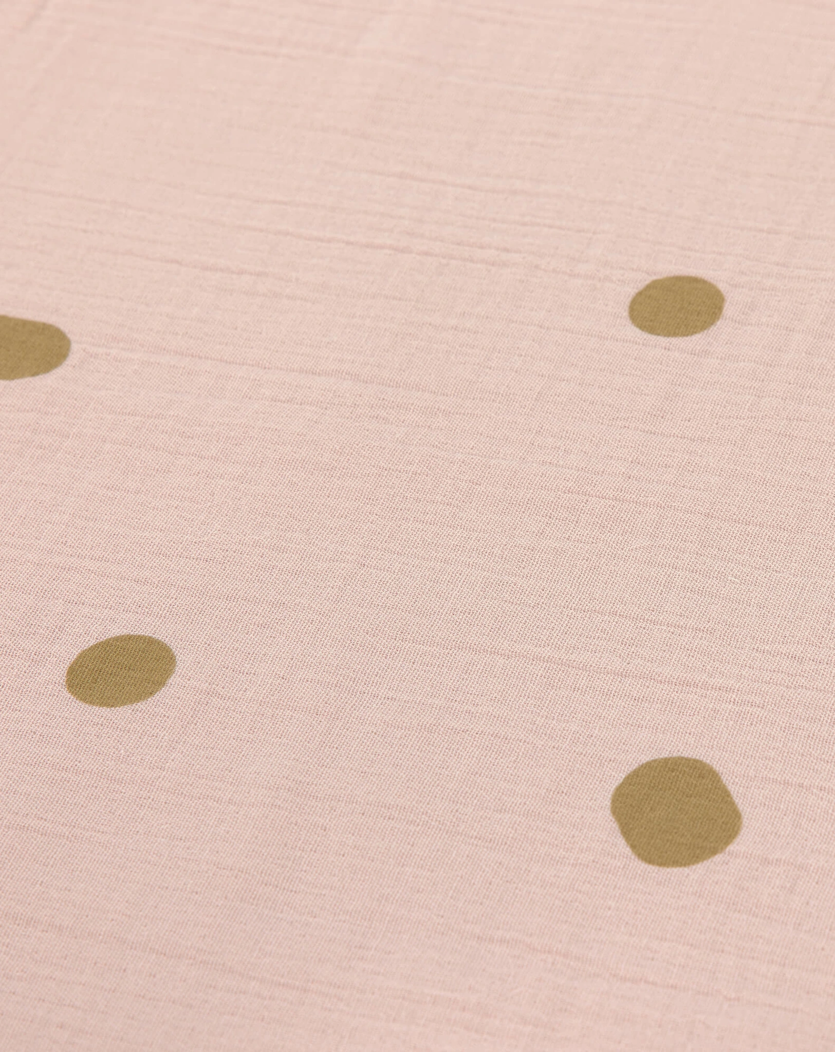 Babydecke MUSLIN - DOTS (75x100) in powder pink