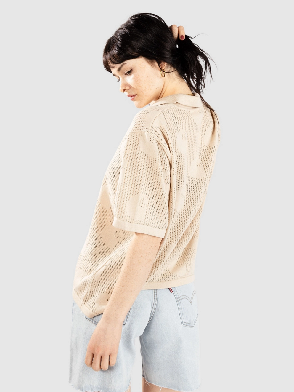 Carhartt WIP Temple Knit Shirt fleur de sel