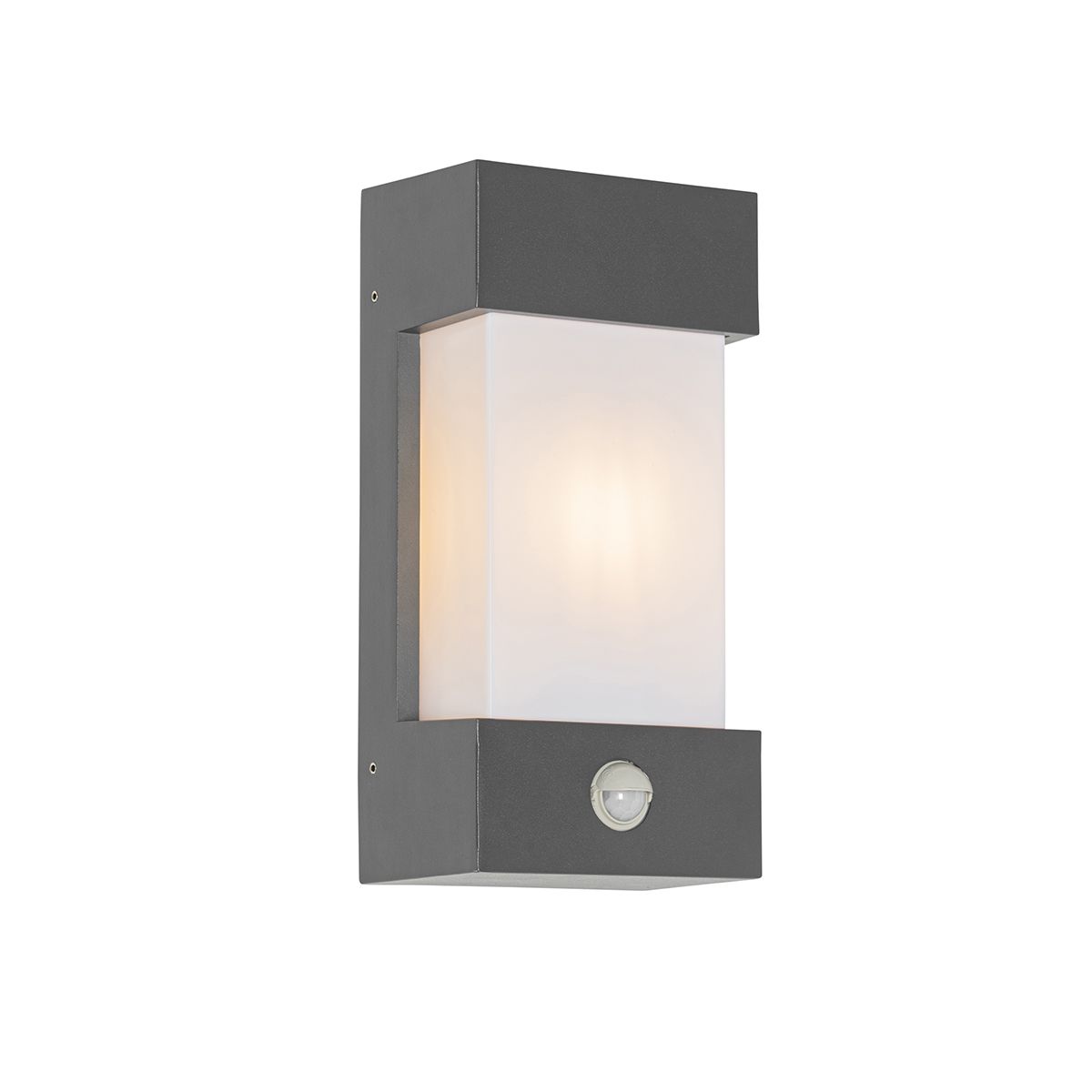 Buiten wandlamp donkergrijs IP44 bewegingssensor - Tide