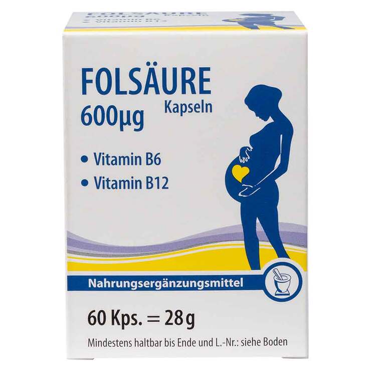 Folsäure Kapseln, 60 St