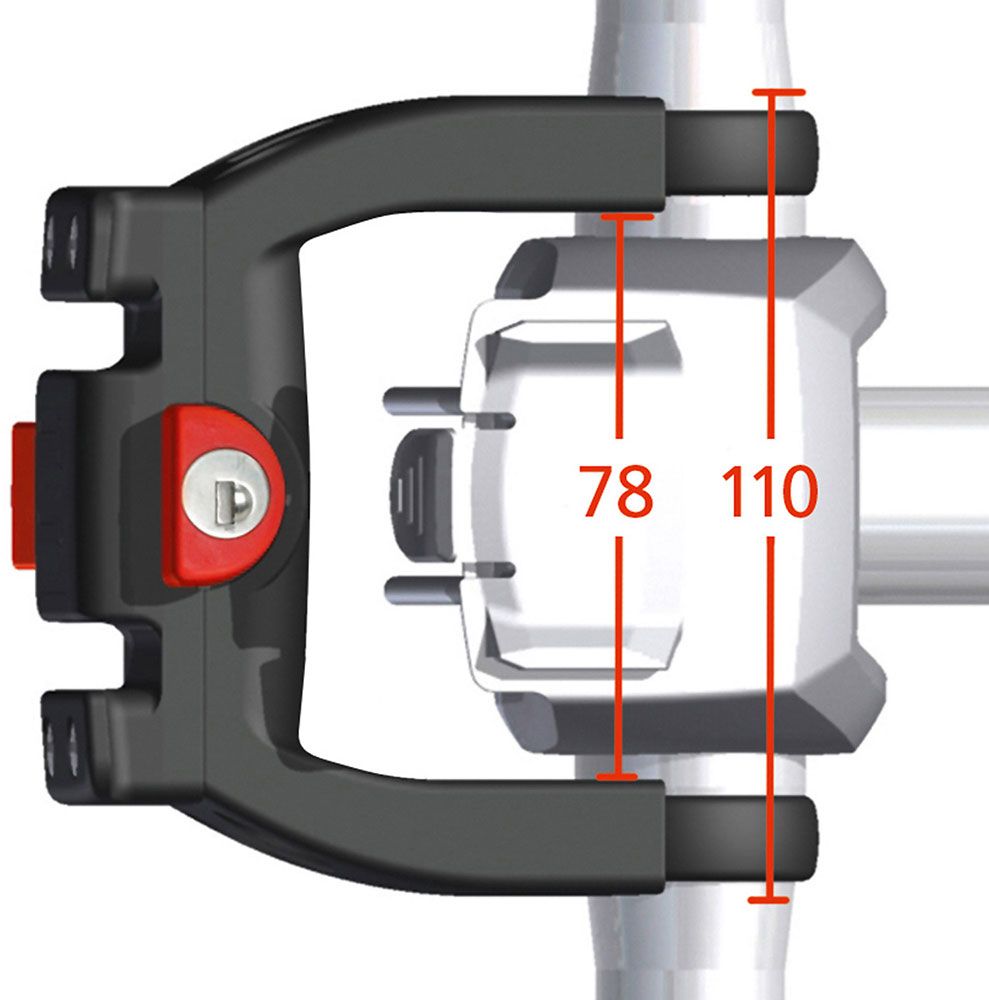 Rixen & Kaul - KLICKfix KLICKfix Lenkeradapter E mit Schloss kaufen | Bike-Discount