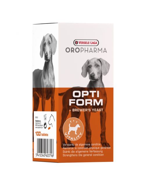 Versele-Laga Oropharma Opti Form Hond - Voedingssupplement - Gewrichten - Spieren - 100 tab
