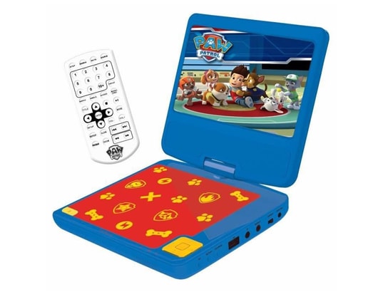 LEXIBOOK - Pat' patrouille lecteur dvd portable enfant écran lcd 7” - b...