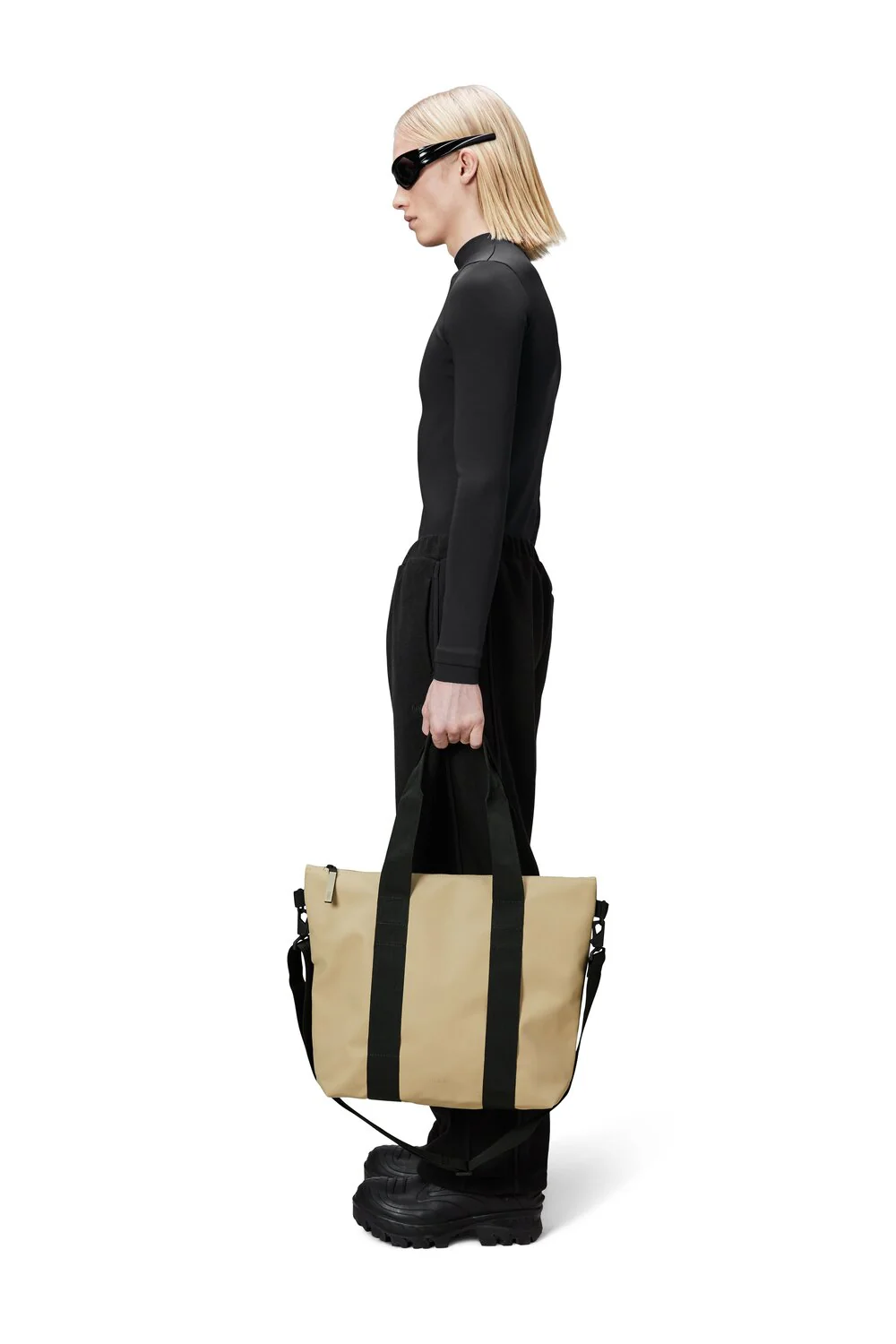 RAINS  W3 shopper, mini - sand