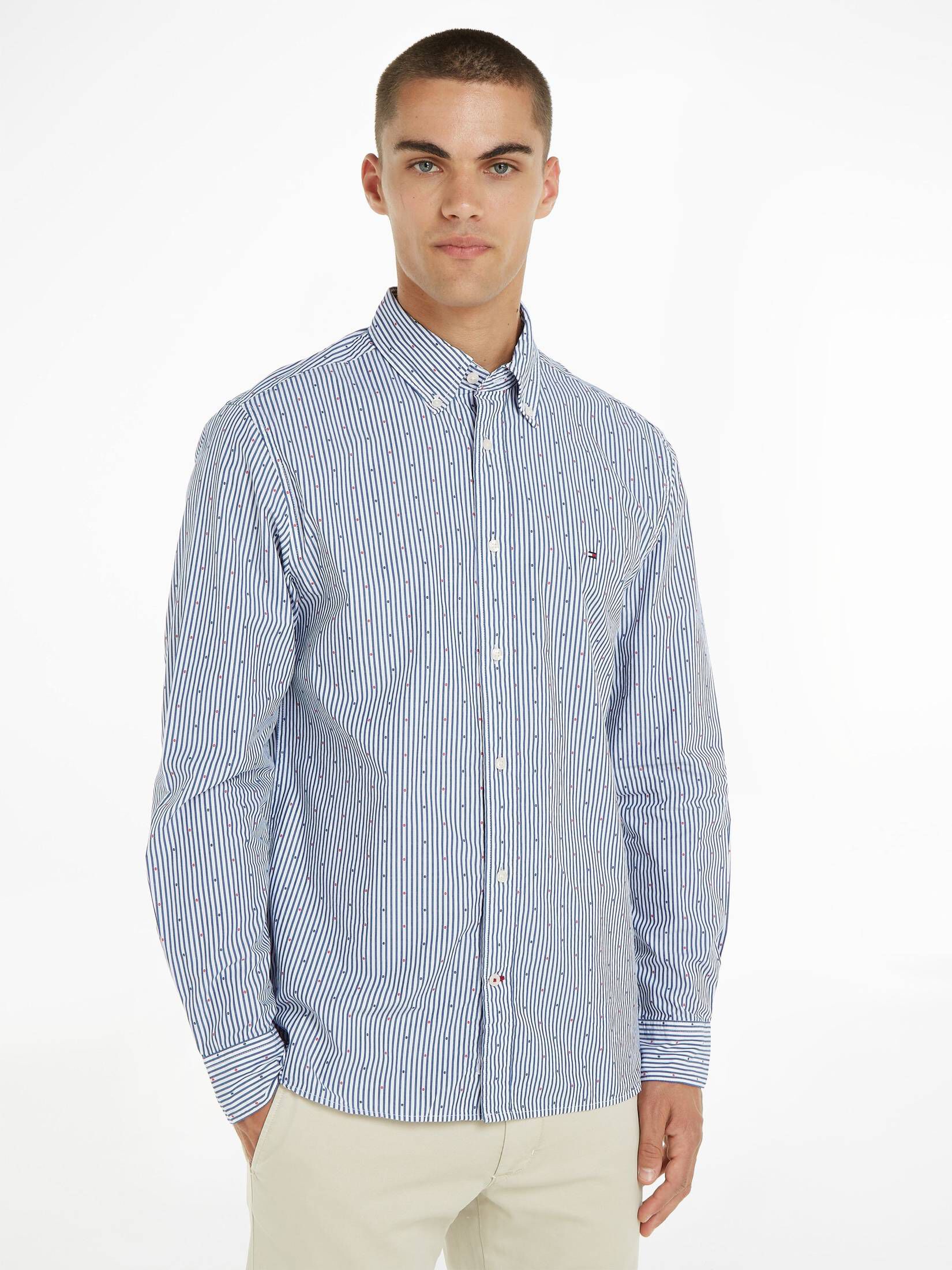 Tommy Hilfiger| Herren Hemd Langarm