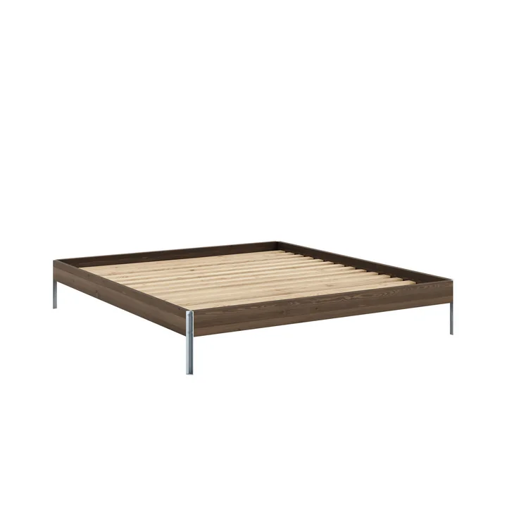 Karup Design - Core Bett 180 x 200 cm, Kiefer carobbraun