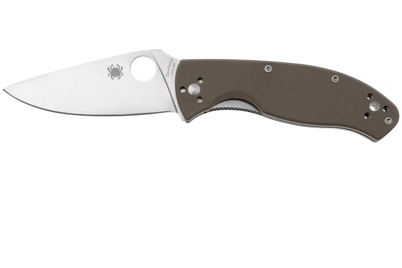 Spyderco Tenacious C122GBNM4P,  CPM M4, Brown G10, zakmes