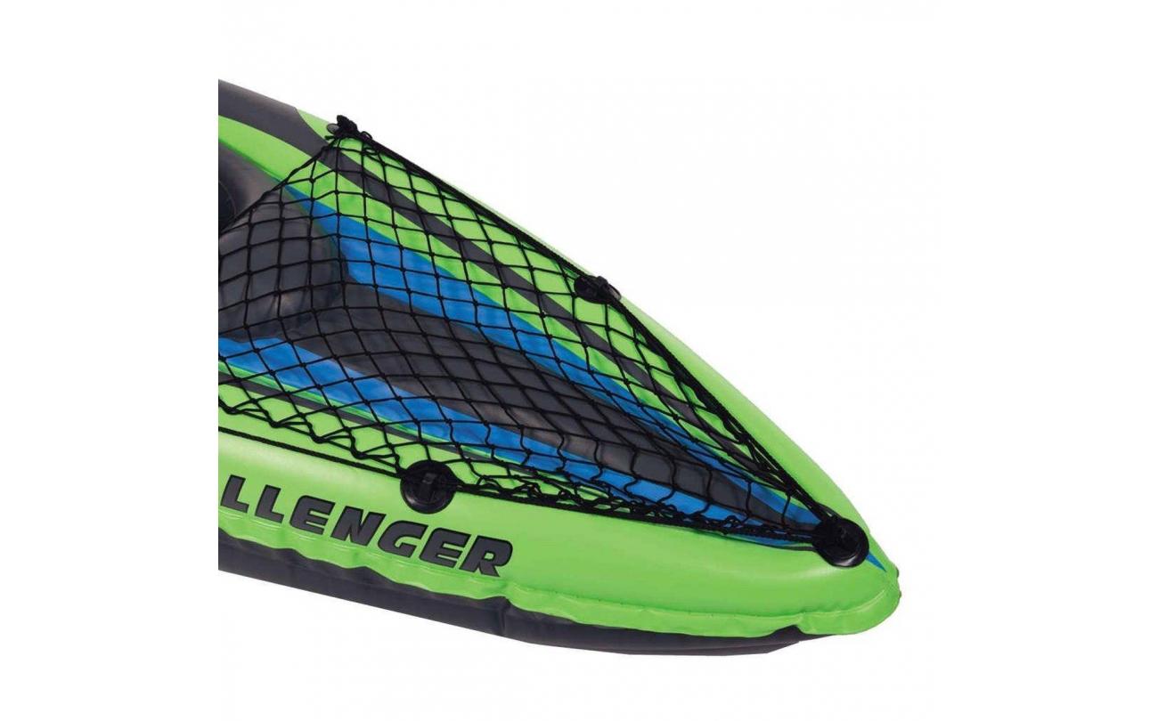 Intex Challenger K1 1-persoonskayak met alu peddels en pomp