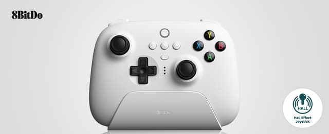 8BitDo Ultimate 2.4G Pad PC Hall Ed/White
