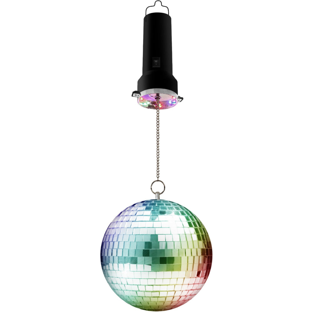 Køb Party Funlight Party Sæt - Rotating Mirror Ball With LED And Motor