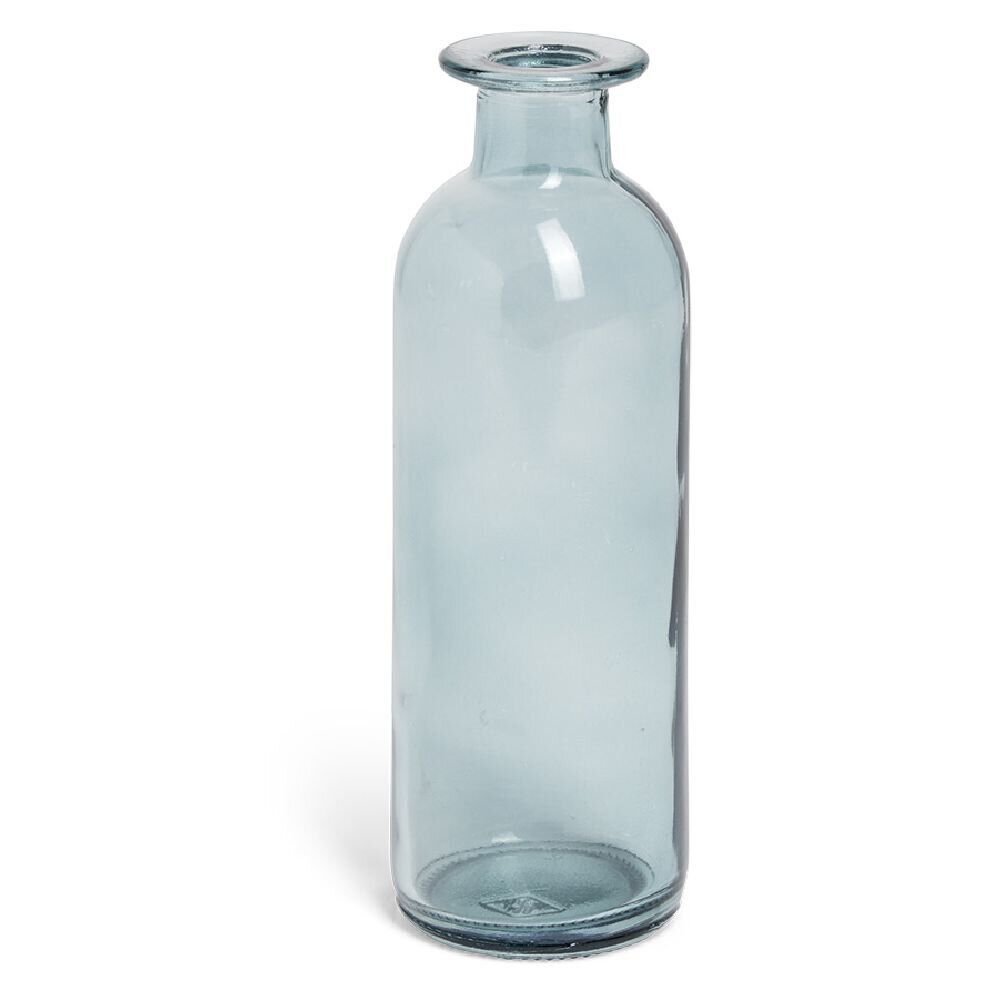 Vase soliflore verre bleu ou transparent Ø5xH16cm