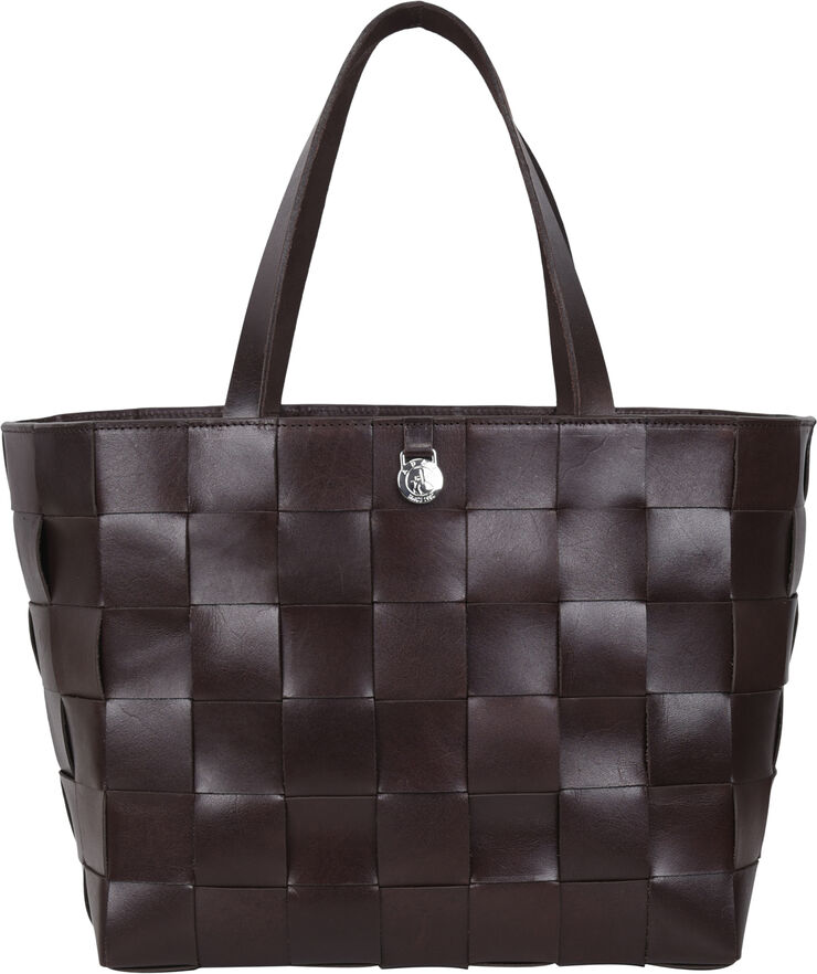 ADAX Limona shopper Meike Mørkebrun