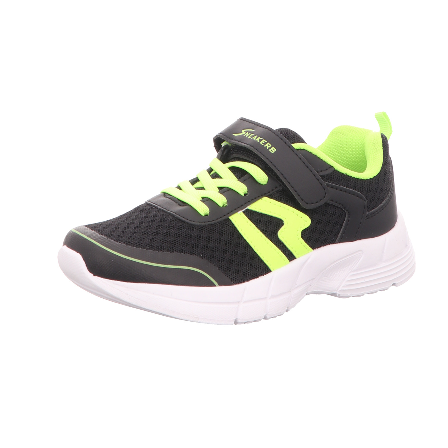 Sneakers Kinder-Sneaker-Sportschuh Schwarz