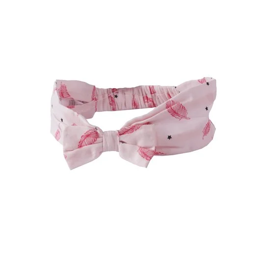 Love Me Too Bandeau   Imprimé Plume        de               P'tit bisou