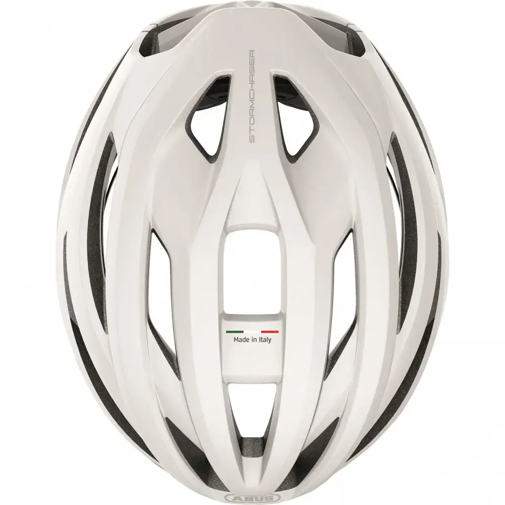 Abus StormChaser Ace Race Fietshelm Polar Wit
