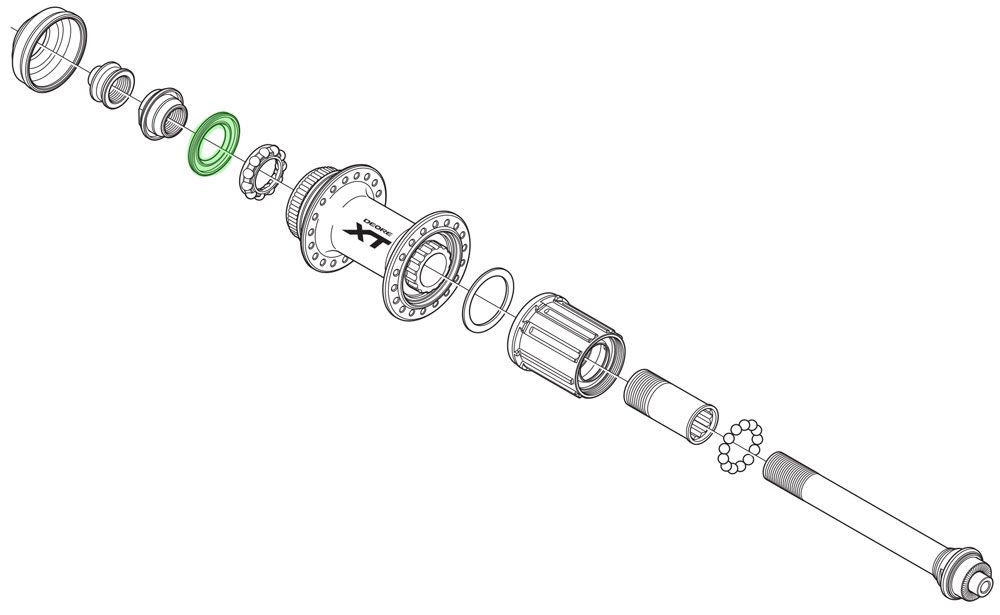 Shimano Dichtring für Hintrradnabe
