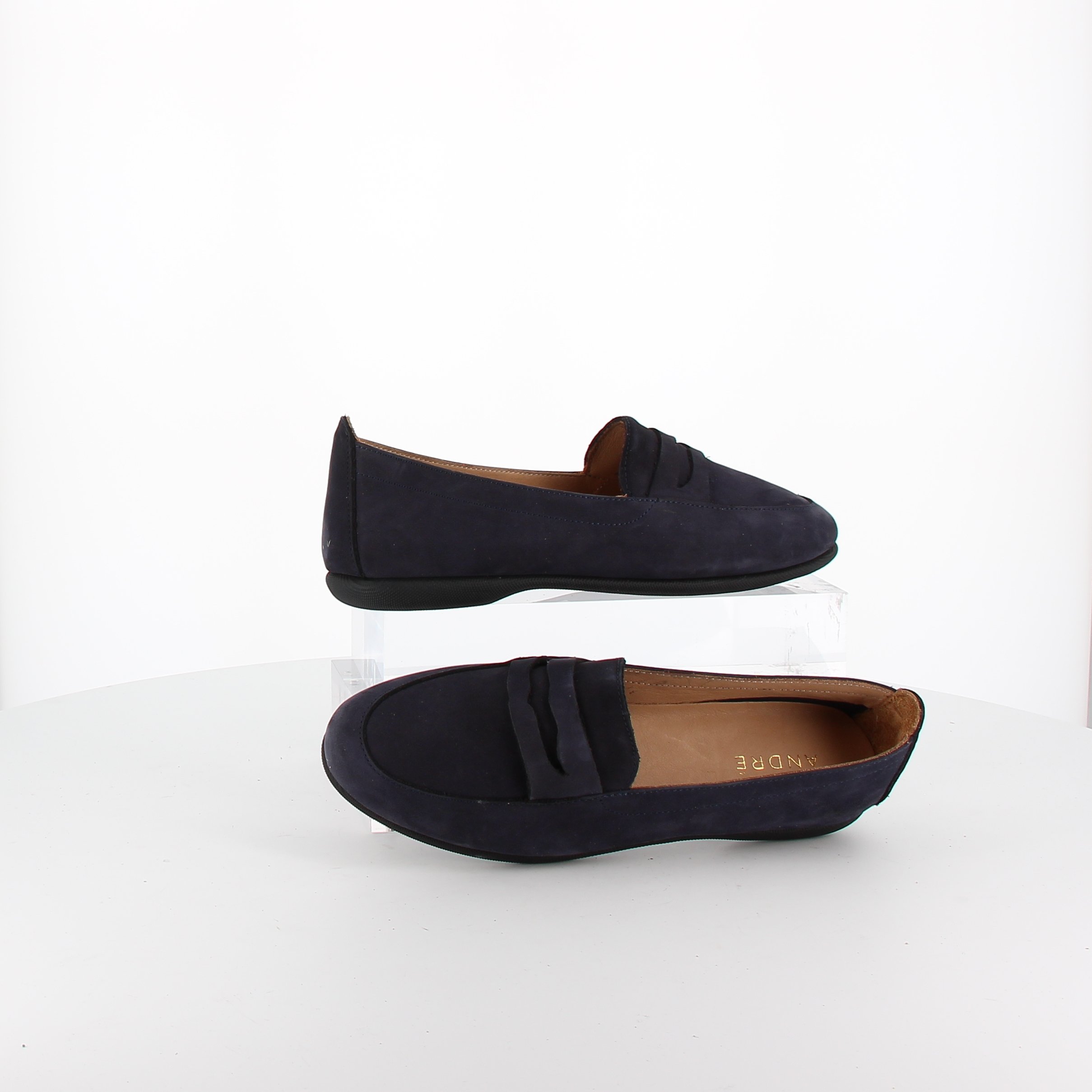 André - Mocassins LUCIOLE Marine