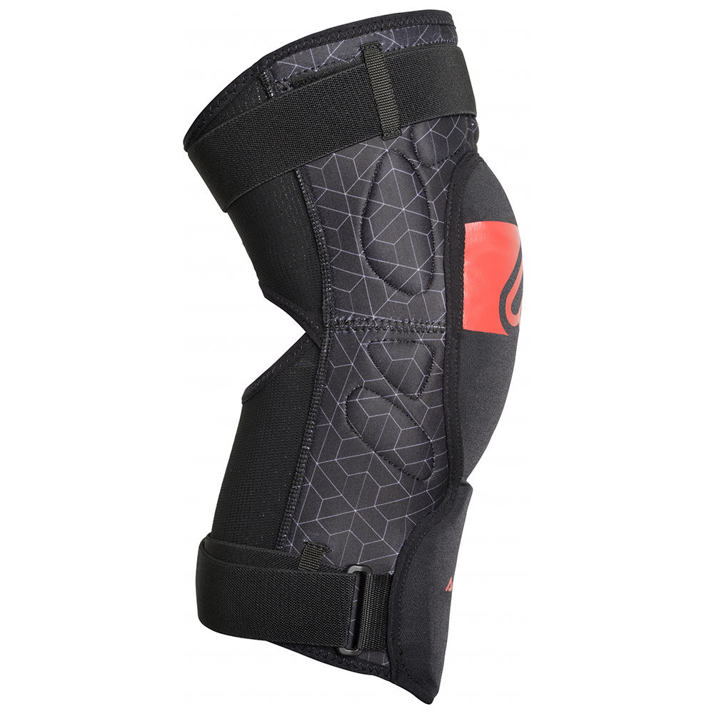 Acerbis - Genouillères Soft 3.0 Blanc / Noir / Rouge