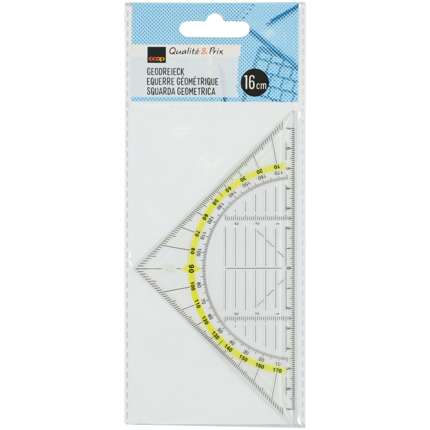 Qualité & Prix Geodreieck 16cm transparent