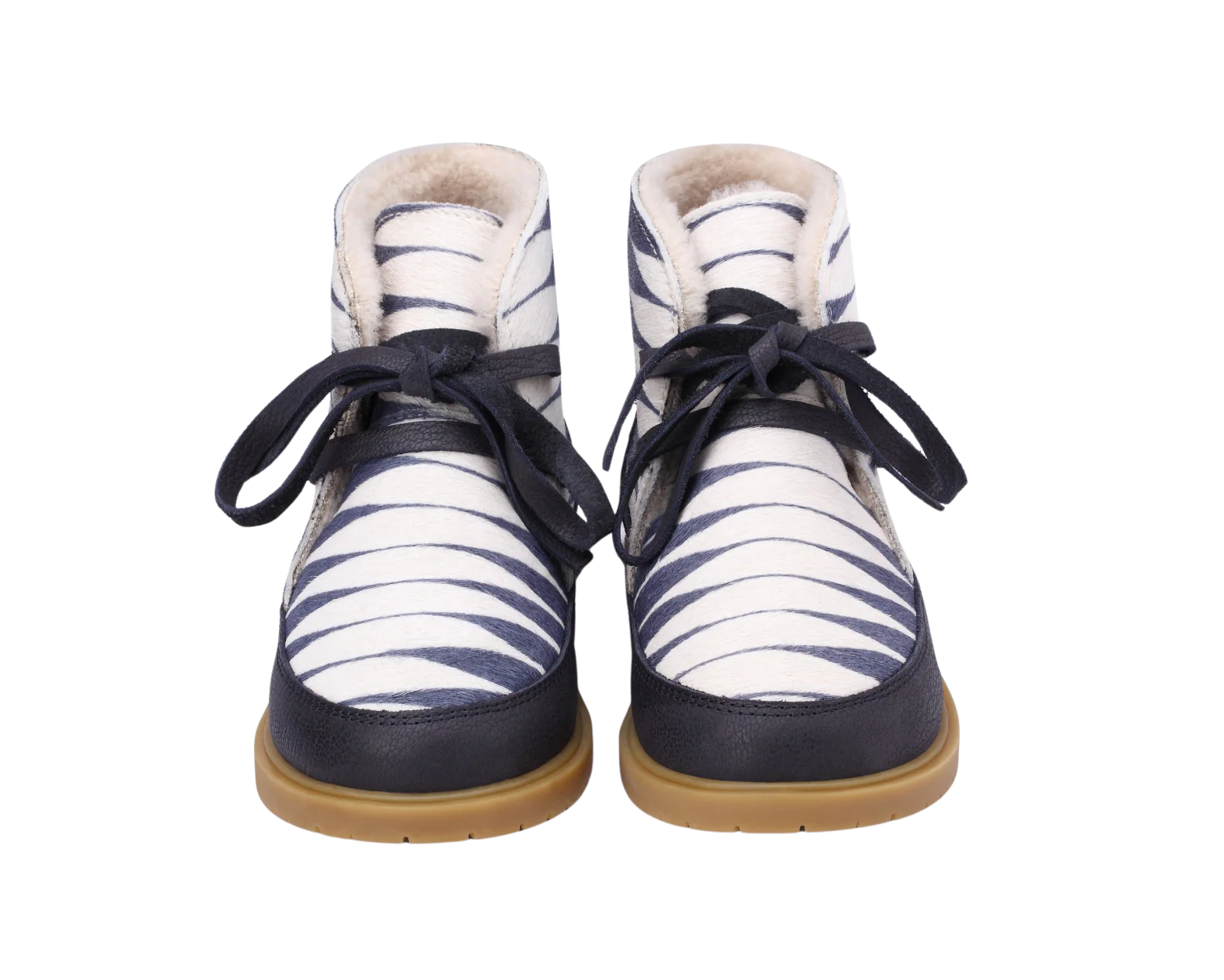 Buddy Exclusive Boots | Blue Striped Cow Hair