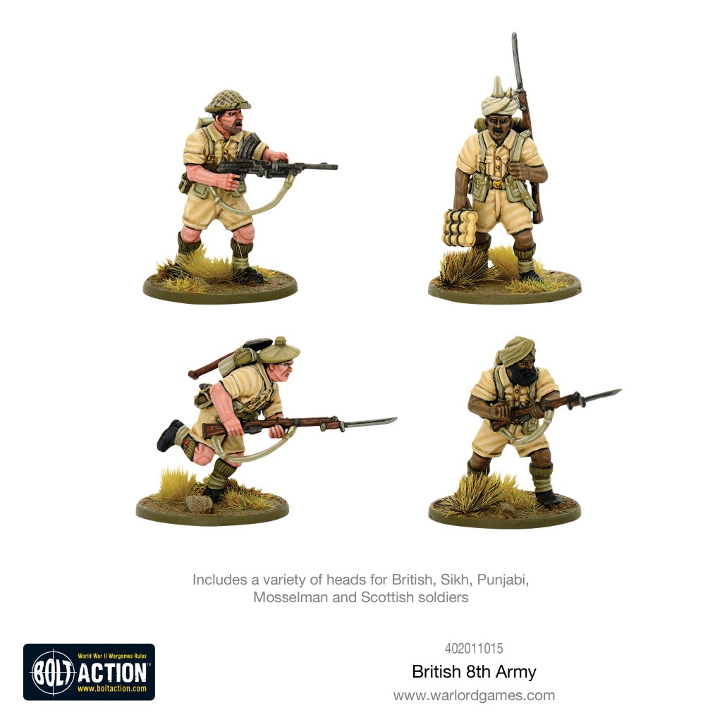 Bolt Action - British 8th Army