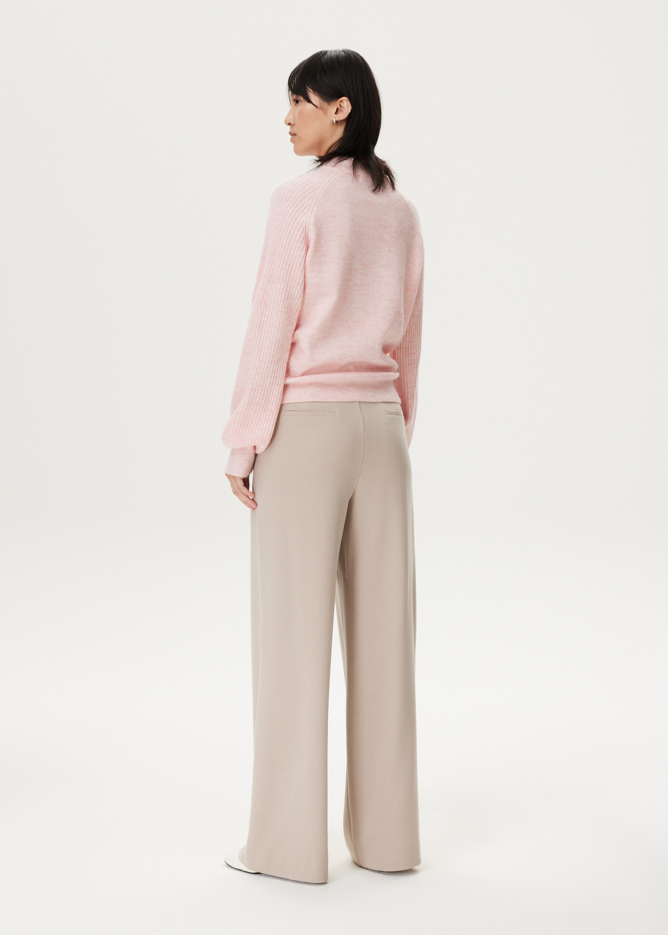 Gebreide trui met raglan detail