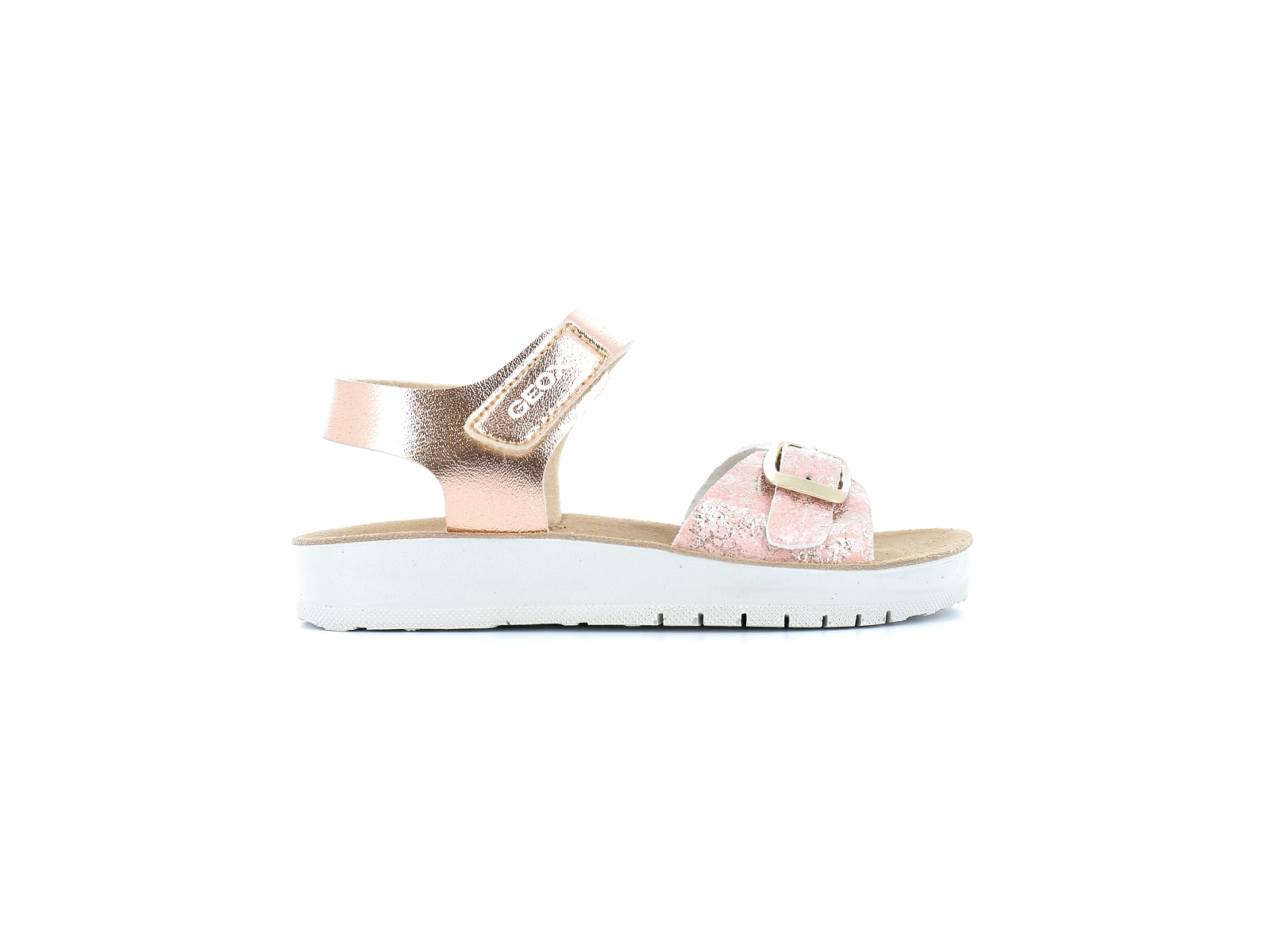 Geox-J COSTAREI GI J15EAB Matières combinées Or rose